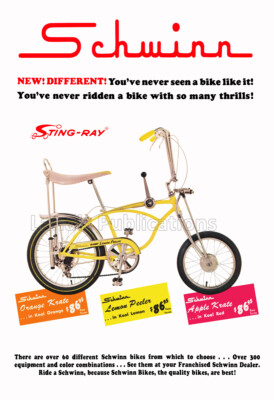 schwinn stingray bicycles for sale